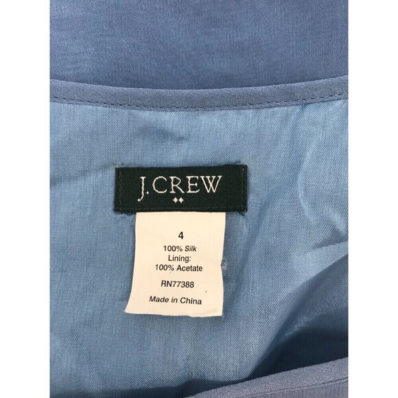 Michael Kors Women’s Size 4 Blouse Top Sleeveless Blue Side Zipper - Picture 13 of 13